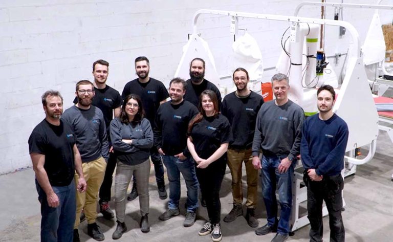 Omnirobotic group photo: Omnirobotic was named one of the best startup employers in Canada by Forbes and Statista!