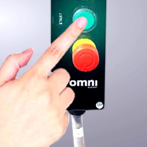 PSA-80 PRO by Omnirobotic: Effortless Precision with a Single Click. Step 2.Press Start—let the machine handle the rest.