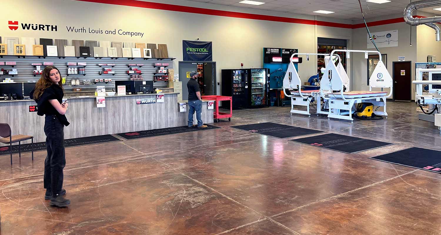 Arielle at the Würth Baer Supply HQ Focus Show in Vernon Hills, IL