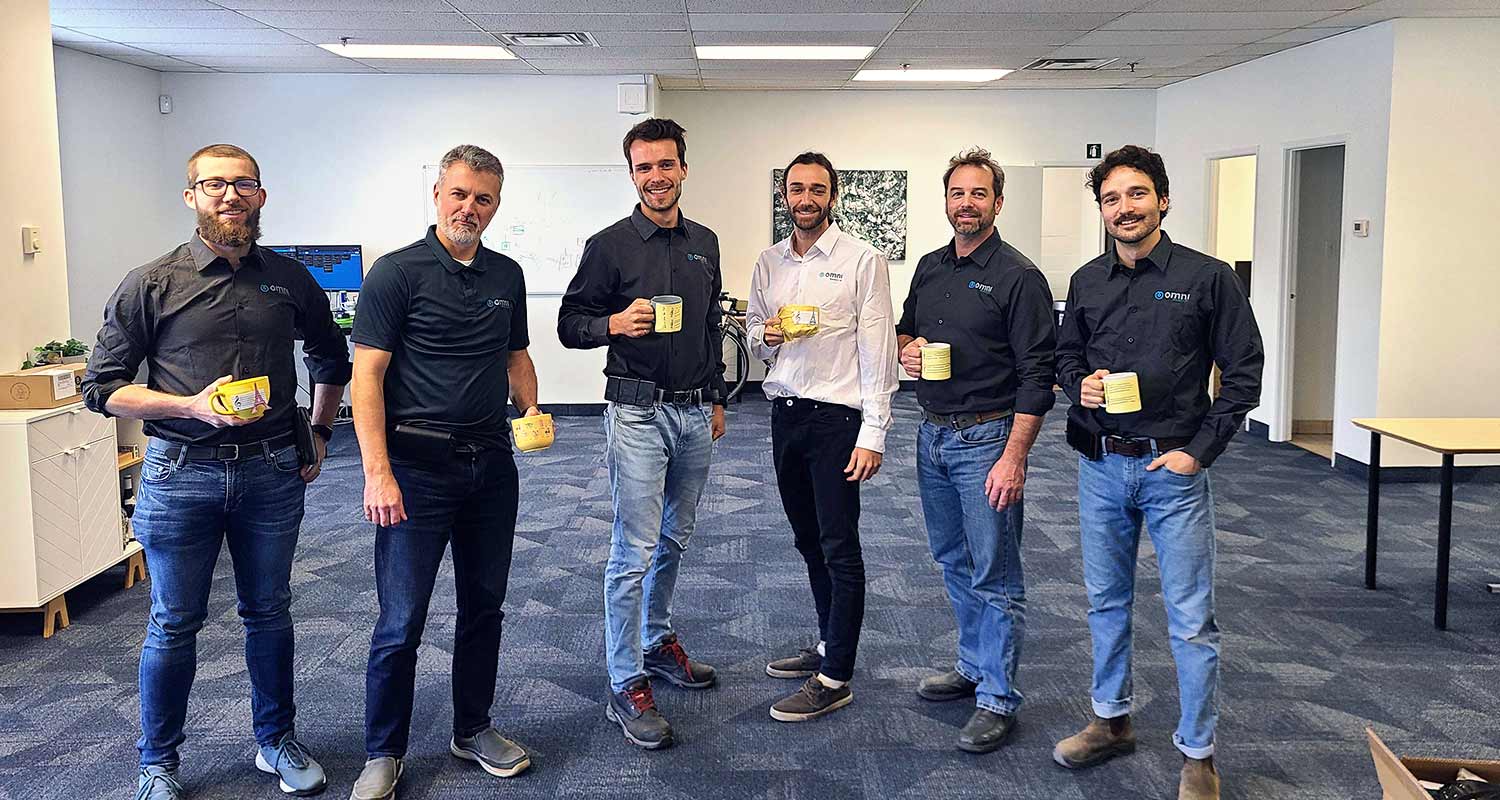 Halloween, team members dress up as CEO François Simard.